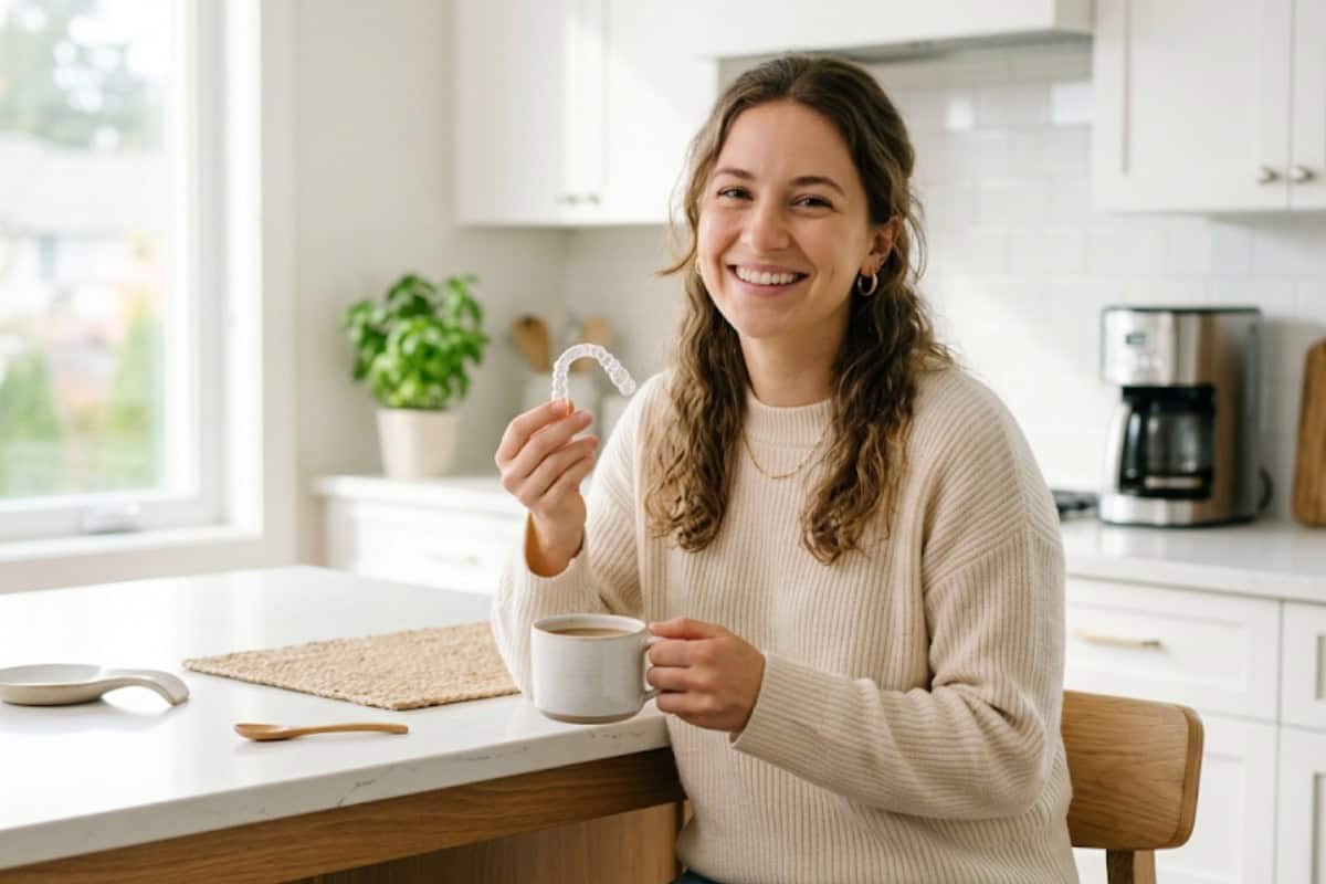 can-you-drink-coffee-with-clear-aligners-in - Dentistry For You | Sand Springs Dentist | Sand Springs, OK Can You Drink Coffee With Clear Aligners In?